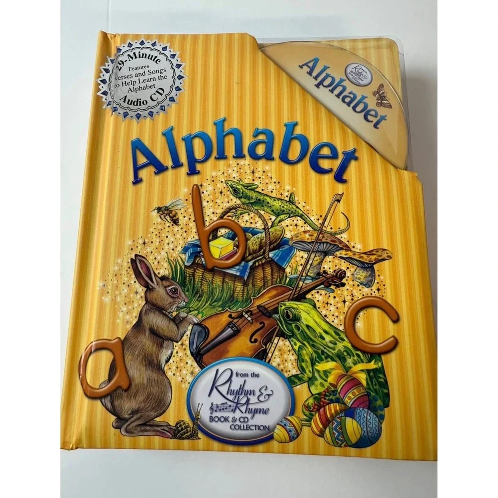 Rhyme & Rhyme Alphabet Book and CD collection Vintage 2003 Children's Publishing